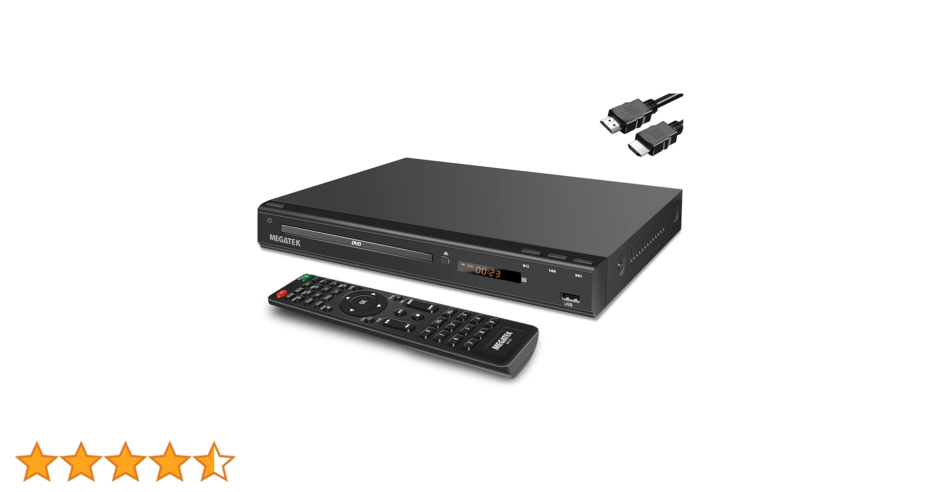 Amazon | Megatek(メガテック) DVDプレーヤー コンパクトDVD